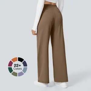 Halara Flex DayStretch High Waisted Pocket Straight Leg Work Pants#TikTokShopSpringGlowUp
