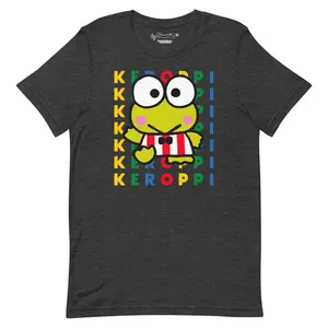 Keroppi Watashi Wa T-Shirt (Black)