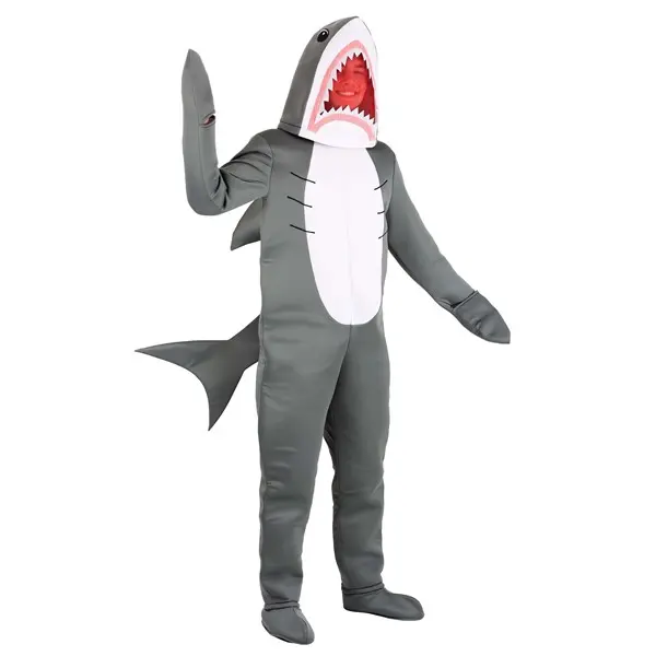 Adult's Shark Mascot Head