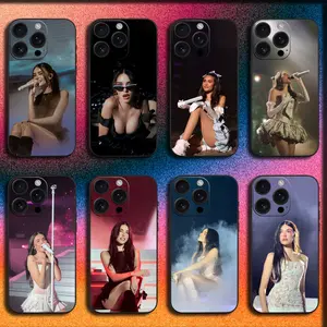 Singer M-Madison Beer Phone Case For iPhone 16,15,14,13,12,11,Pro,XS,Max,XR,Plus,E,Mini Soft Black Cover