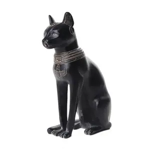 Small Black Bastet Statue