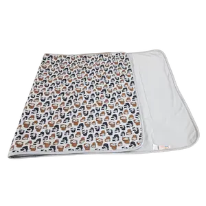 Cage Liner - Guinea Pigs on Gray