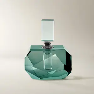 Z Gallerie Marni Perfume Bottle Crystal Glass Elegant Metal Decorative