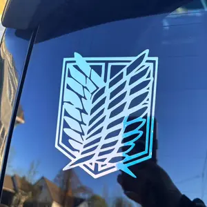 Scout Regimen holographic attack on titan Decal
