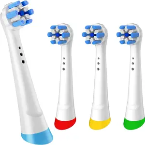 4Pack Replacement Brush Heads Compatible with Oral-B iO 3/4/5/6/7/8/9/10 Series Electric Toothbrush Cleansing