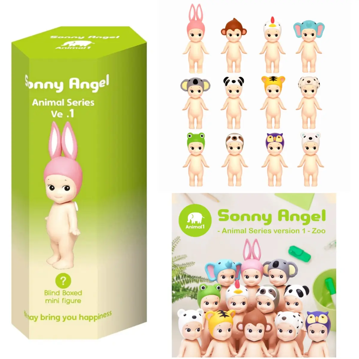 Sonny Angel Animal Series Ver.1 Sealed Blind Box Adorable Doll Kids Girls Gift