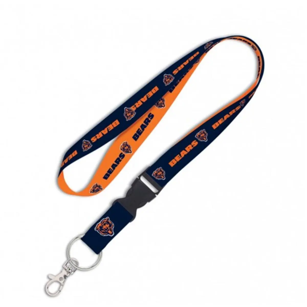 212 MAIN Chicago Bears Lanyard - Office Identification Badge Accessory with Detachable Buckle