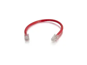 C2G 04152 Cat6 Cable - Non-Booted Unshielded Ethernet Network Patch Cable, Red (5 Feet, 1.52 Meters)