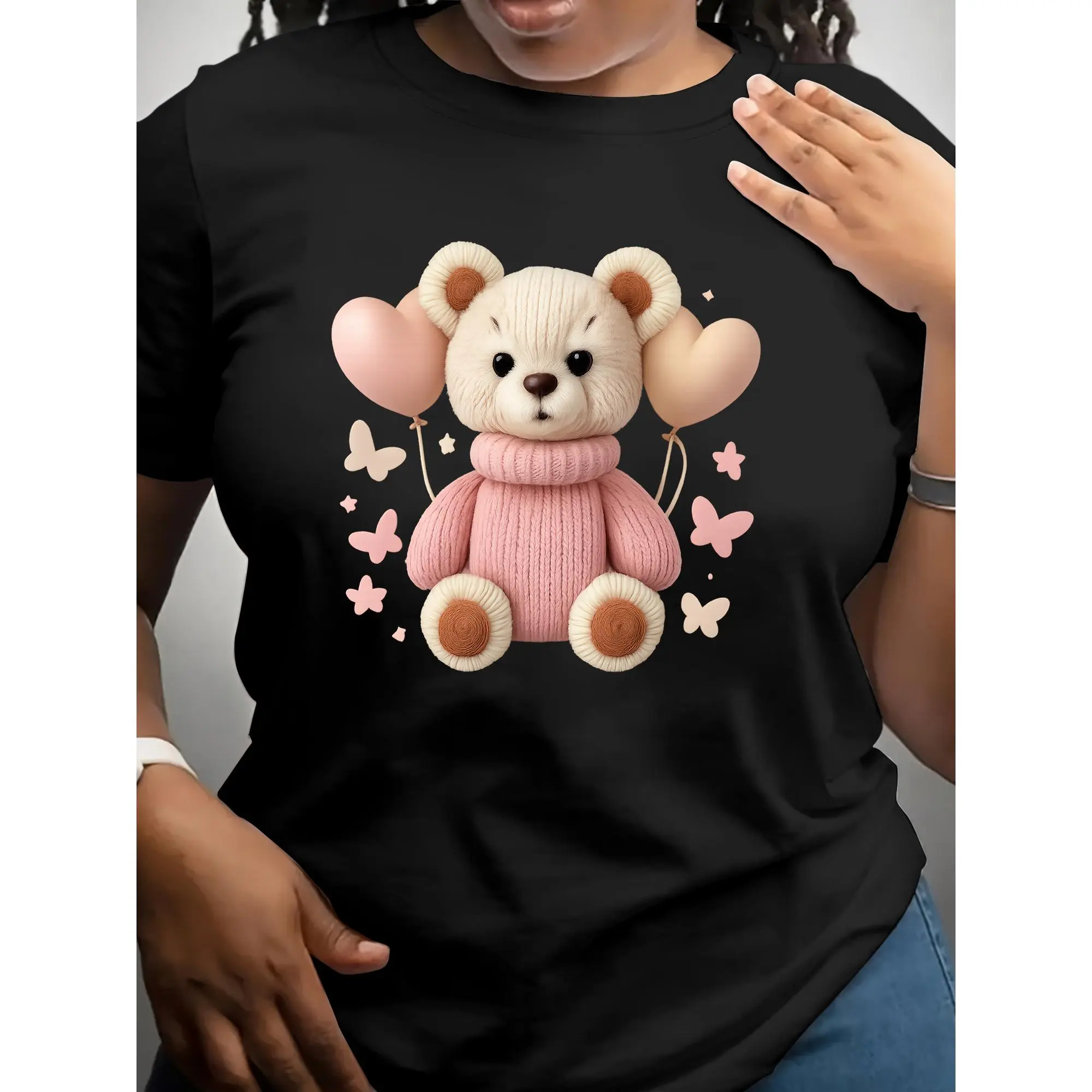A T-Shirt -180 Grams of, a Stylish 'S Shirt, a Cute Teddy Bear Shirt, a Valentine'S Day T-Shirt, My Soft Era T-Shirt, a Pretty 'S Shirt