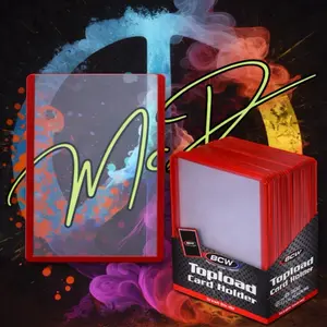 BCW Red Border Top Loader