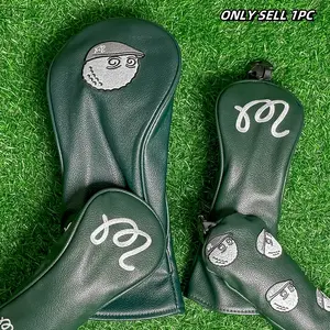 Durable Visor Fisherman Golf Club Head Cover, Shock-Absorbing Protection, Essential Gear for Outdoor Golf Enthusiasts, Golf Accessories