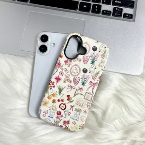 New Instagram-Inspired Phone Case Trend for iPhone 17/16/15/14/13 Pro Max & Pro Plus Unique15Film Style Creative14Design Fashionable13Aesthetic Niche Luxury Artistry for Beauty Influencers Eye-Catching Protective Case with Artistic Painting for Women