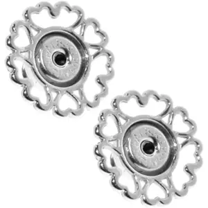 LuxLock TM World's Most Secure Patented Replacement Earring Back in .925 Silver (Patent US8365369)
