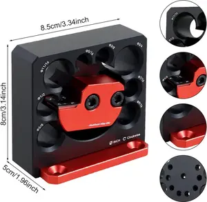 Dowel Maker Jig Kit,8-20mm Adjustable 8 HolesCarbide inserts Dowel Maker Alloy Dower CutterDowel Wooden Rods Sticks Woodworking AuxiliaryTool