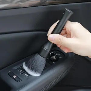 Car Interior Detail Brush, Soft Bristle Cleaning Tool for Dusting, Auto Dashboard Detailing Brush, Battery Free Plastic Car Cleaner, Car Detailing Brushes, Car Detailing Tools, Car Cleaning Supplies