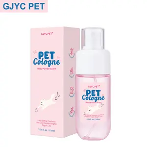 Dog & Cat Cologne|     Long-Lasting Classic Powdery Scent|     Fur-Conditioning, Non-Sticky Odor Control Formula|     Travel-Friendly, 3.38 fl.oz