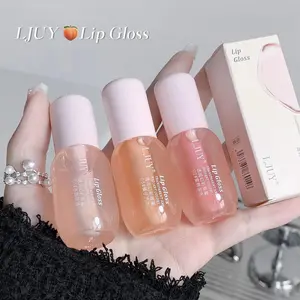 6/3 Pcs Lip Gloss Hydrating Lip Glaze Stick, Oil Transparent Glossy Lip Honey, Fades Fine Lines, Affordable Unisex Balm for Students Moisturizing Lip Care
