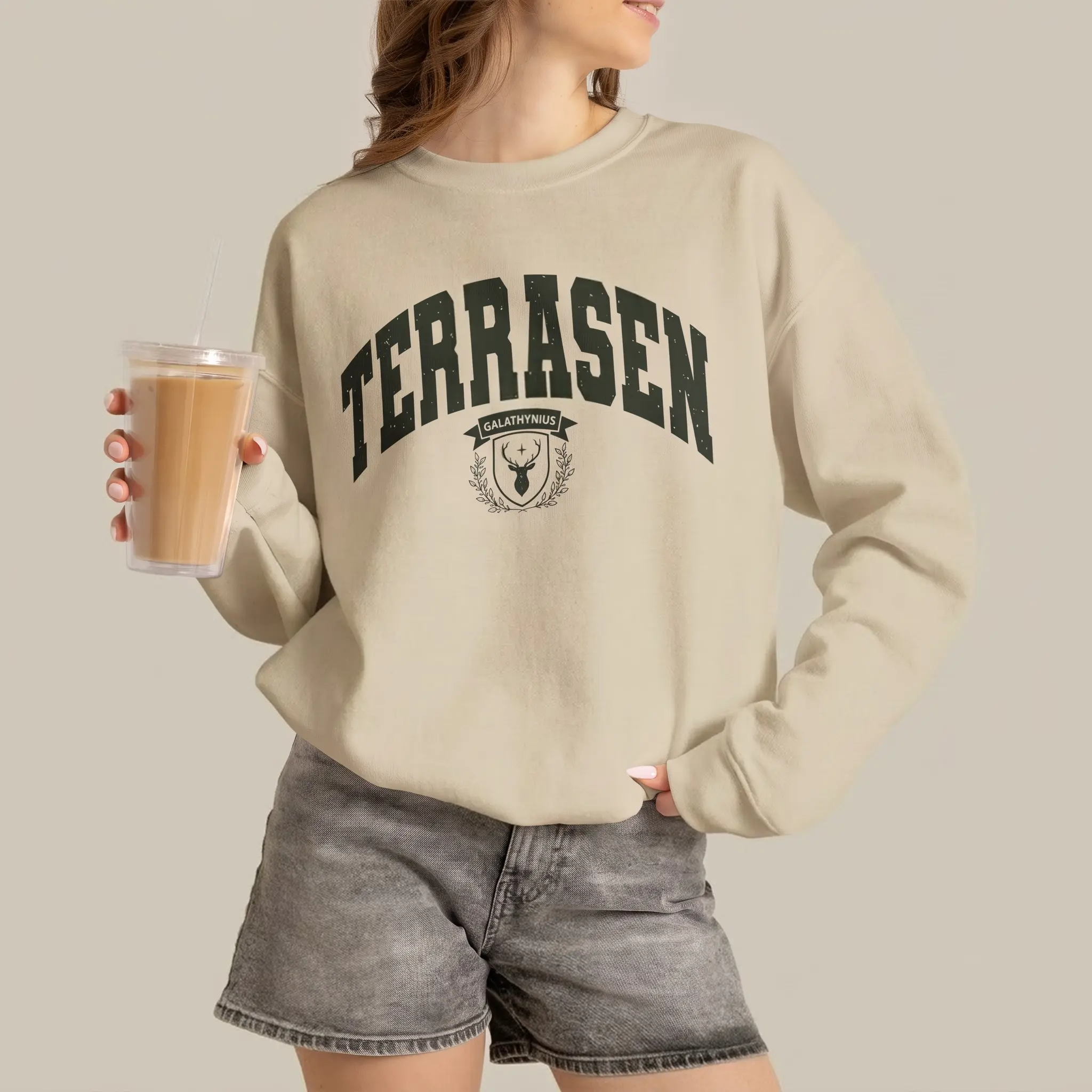 Terrasen Sweatshirt, Terrasen Sweater, Throne of Glass Sweatshirt, TOG Fan Gift, Fantasy Book Lover Gift