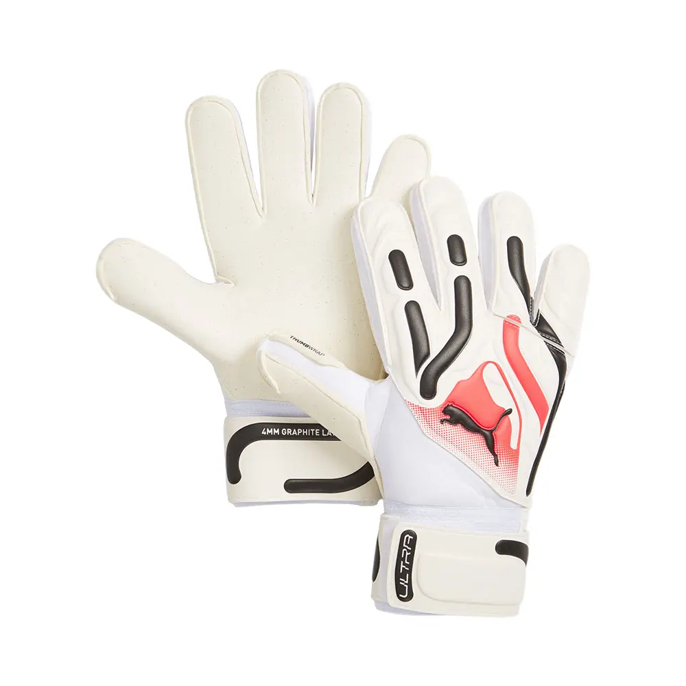 PUMA Mens Ultra Pro Protect Goalkeeper Gloves  - White