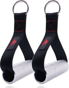 Heavy Duty  Gym Handle Grips 2" Diameter  Alloy Exercise Handles  Machine Pulley LAT Pulldown Attachments Arm Wrestling  Handles