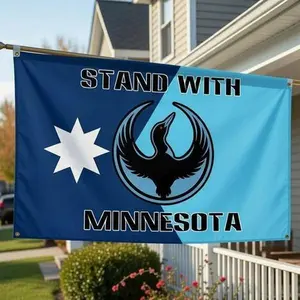 Minnesota Rebel Alliance Loon Bird Flag, Protest House Flag, Anti ICE Ice Out of Minnesota, Minnesota Rebel Alliance Flag, Resistance FlagFlag – Banner, Gift for Fans