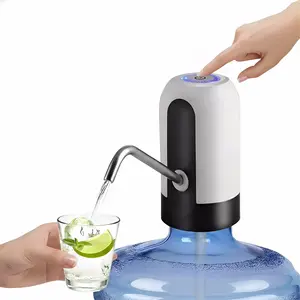 USB Rechargeable Water Bottle Pump: Automatic Electric Drinking Water Dispenser, One-Touch Operation Portable Pump for 5 Gallon Bottles