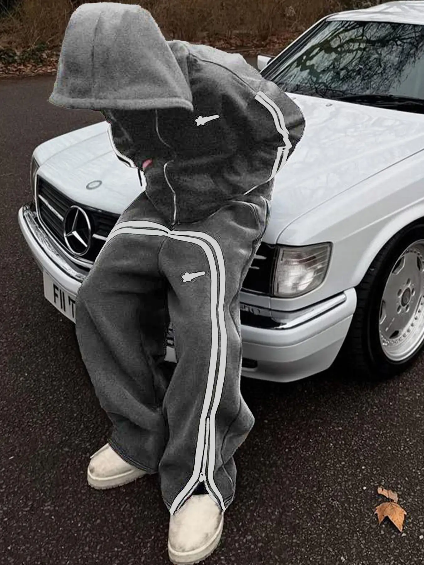 Y2K Vintage Striped Sportswear Set, Oversized Loose Hoodie + Wide Leg Pants Two-Piece, Tracksuit Sets, Casual Activewear, Casual High Street Style Unisex Tracksuit, Athleisure Activewear Set, Casual Sportswear Outfit, Casual Athletic Wear