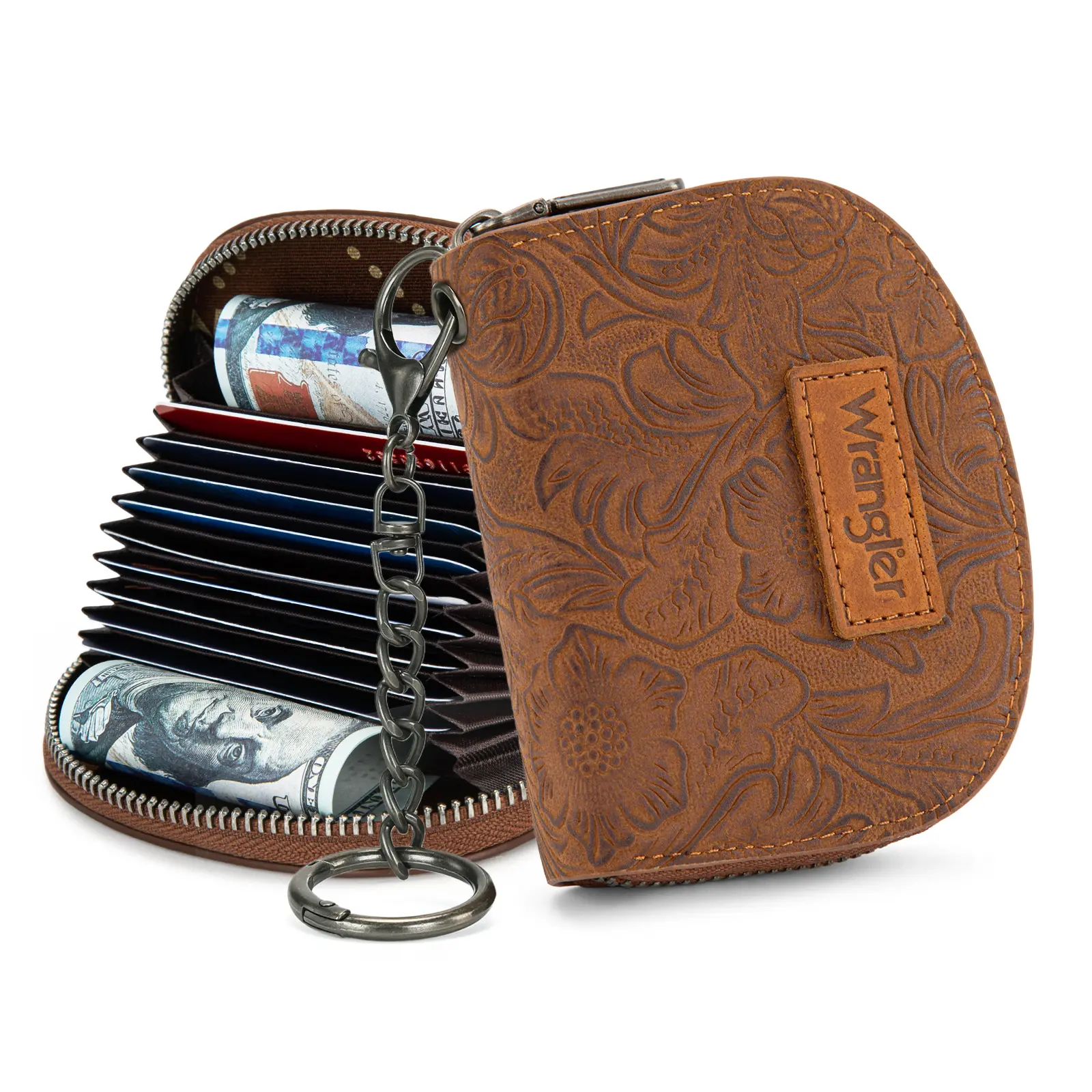 Wrangler Clutch Wallet for Women Card Cases & Money Organizers Wallet Bifold Card Holder