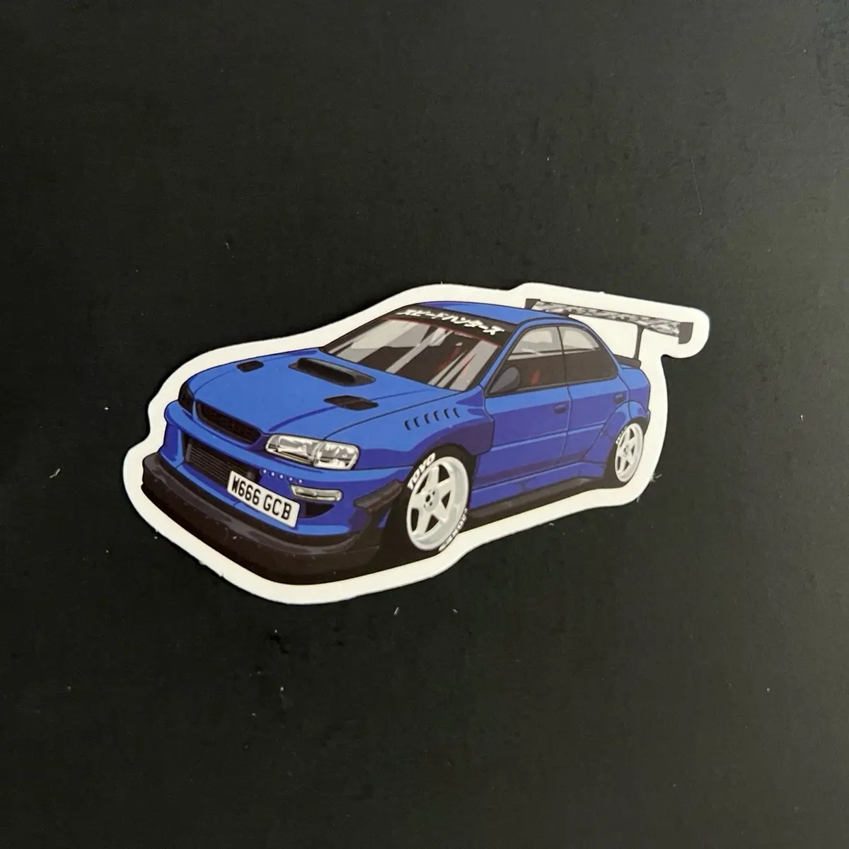 JDM Subaru Imprezza Cartoon Style Premium High Quality Sticker