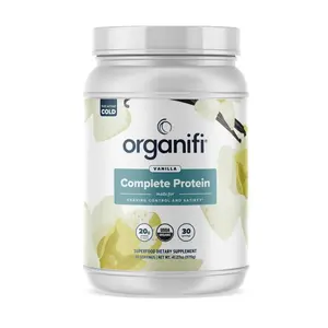 Organifi Complete Protein - Vanilla Flavor - Plant-Based Protein Supplement
