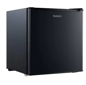 1.7 Cu ft One-Door Mini Refrigerator, Black, New