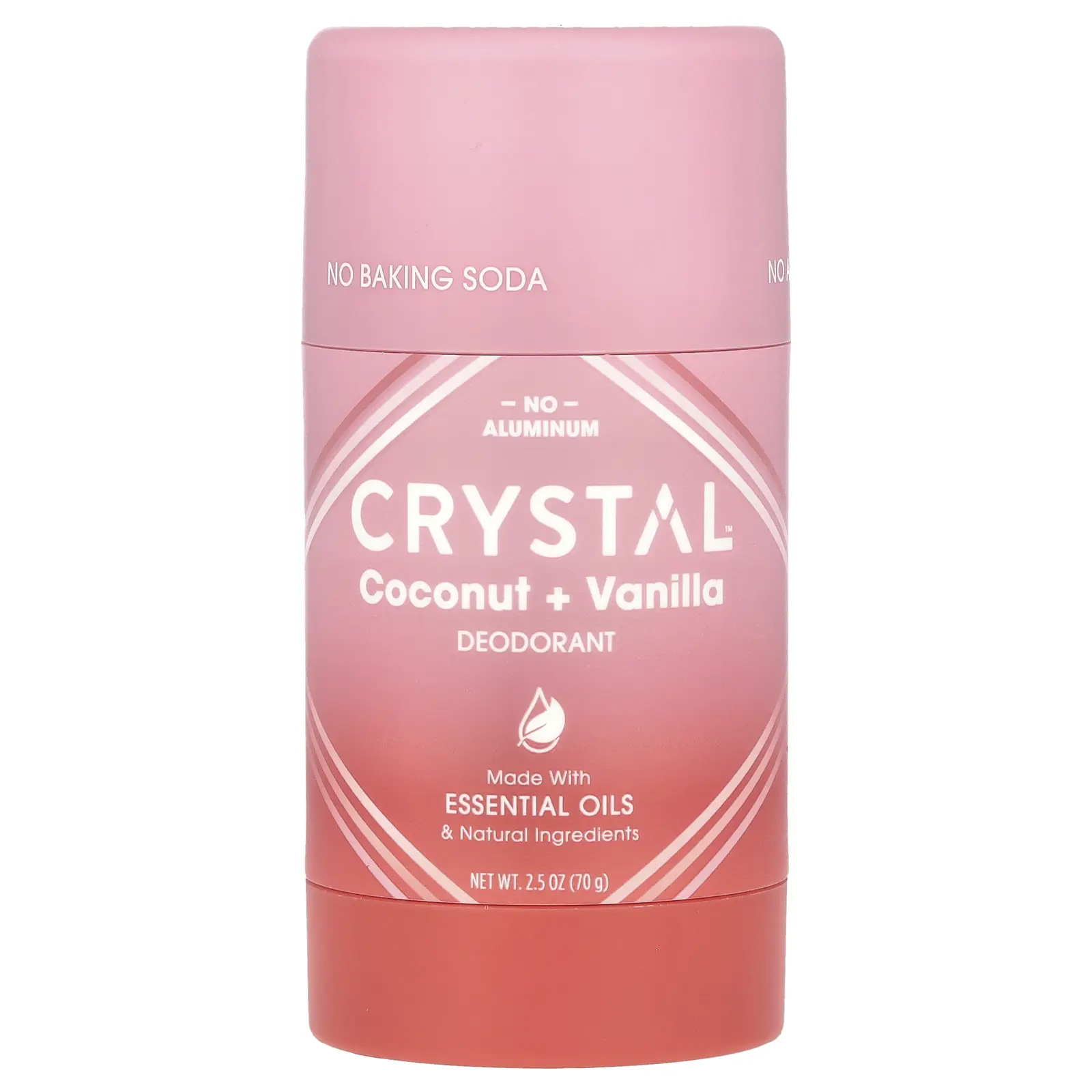 CRYSTAL Deodorant, Coconut + Vanilla, 2.5 oz (70 g)
