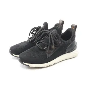 Pre-owned Louis Vuitton Polyester Small Leather Goods Aftergame Monogram Sneakers
