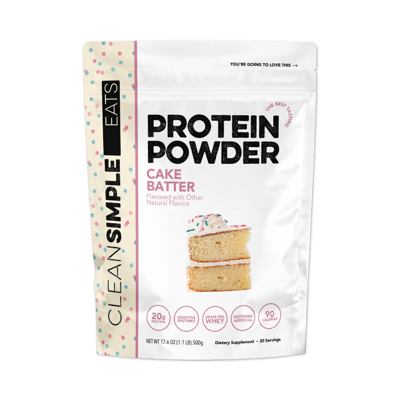 Protein Powder: Cake Batter (20 Serving Bag) Protein Powder: Cake Batter (20 Serving Bag)