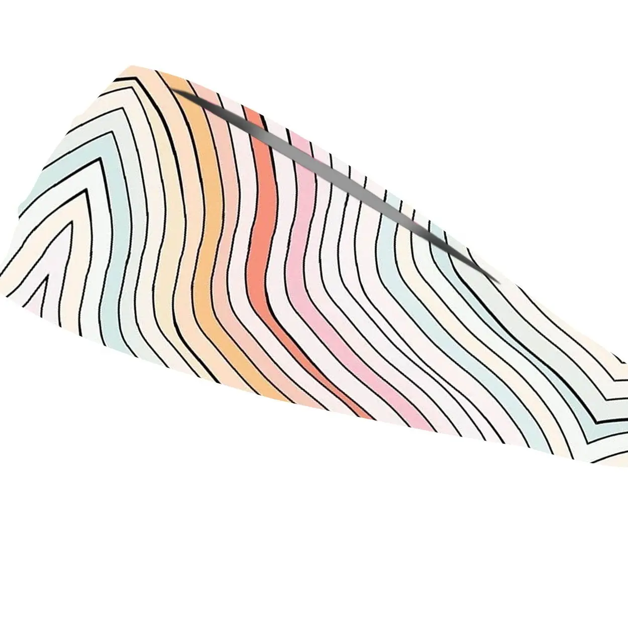 RAVEbandz The Pro - Wide Stretch Headband (Retro Wave)