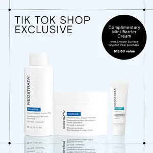 At-Home Chemical Peel Duo | Smooth Surface Peel + PHA Barrier Cream Sample