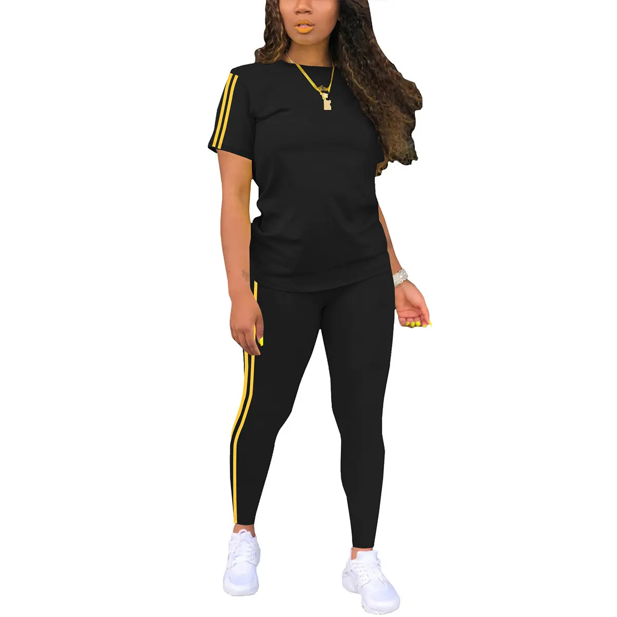 1PCS-Black and yellow