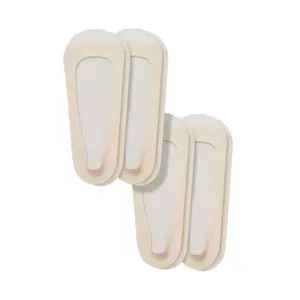 ONDO Low-Cut No Show Socks 4-Pack for Men and Women