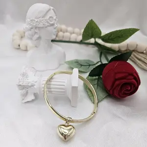 valdiviajewery #2187 (Heart Pendant) #2188 14k Gold Plated Bangle High Quality