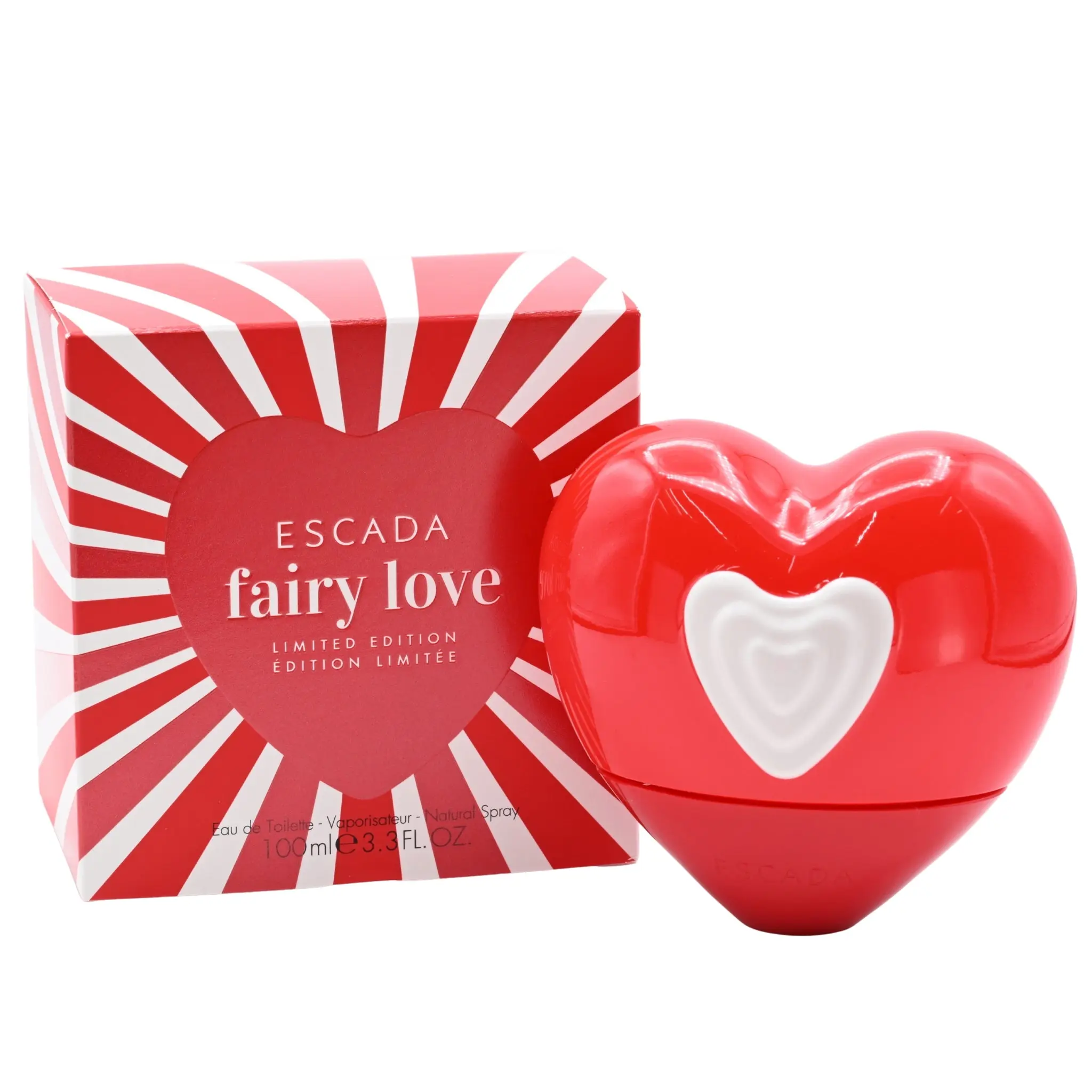 Escada Fairy Love Limited Edition Eau de Toilette for Women, Fruity Floral Scent with Nashi Pear, Raspberry & Hazelnut, Elegant Perfume, 3.3 fl oz