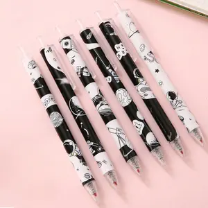 Random Cartoon Astronaut Pattern Press Pencils, No Sharpening Ballpoint Pens, Aesthetic Pens, Unique Pens, Multifunctional Writing Drawing Pencils, Suitable for Students Office