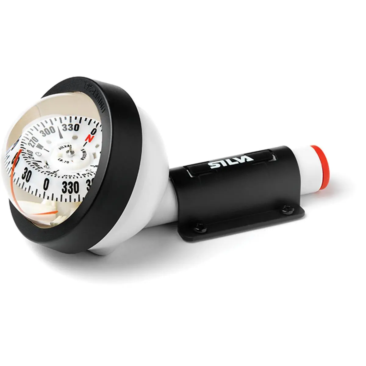 MTS Silva 70UN Boat Compass, Universal Mountable & Handheld Tool for Outdoor Navigation, Floating with Double Scales & Curved Lubber Line, Boat Navigation