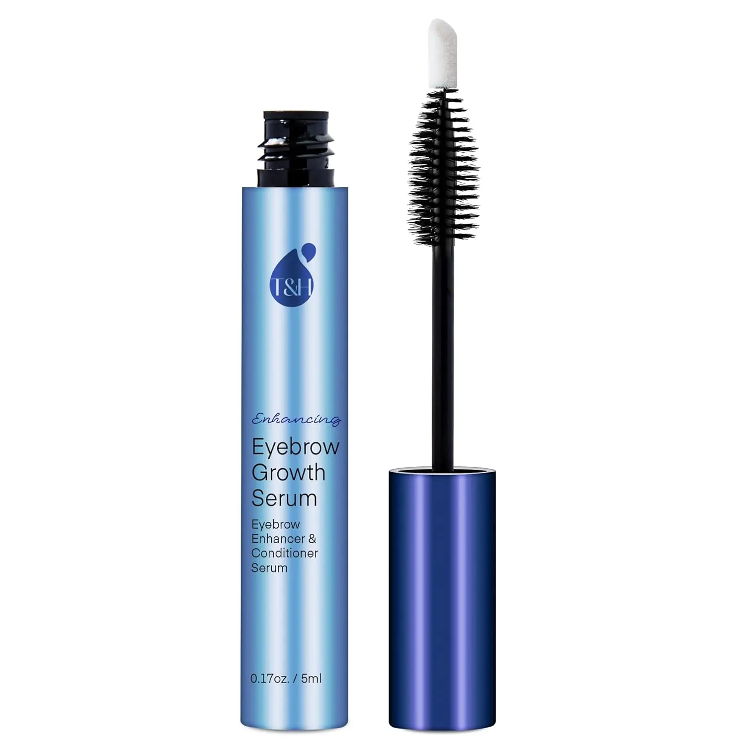 Terez and Honor Eyelash & Brow Enhancing Serum - Naturally Derived, Hypoallergenic, Clinically Tested - Eyelash Boost, Lash Growth, Activating Eye Serums & Essences - Single Item for Fuller, Healthier-Looking Lashes & Brows, Eyelash Boost Serum, Lash Seru