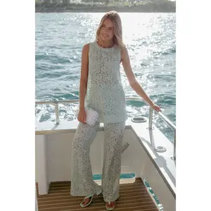 Sammy Embroidered Set - Mint Green