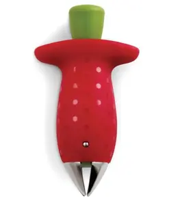 Chef'n Original Stem Gem Strawberry Huller, Red/Green - 102-138-005