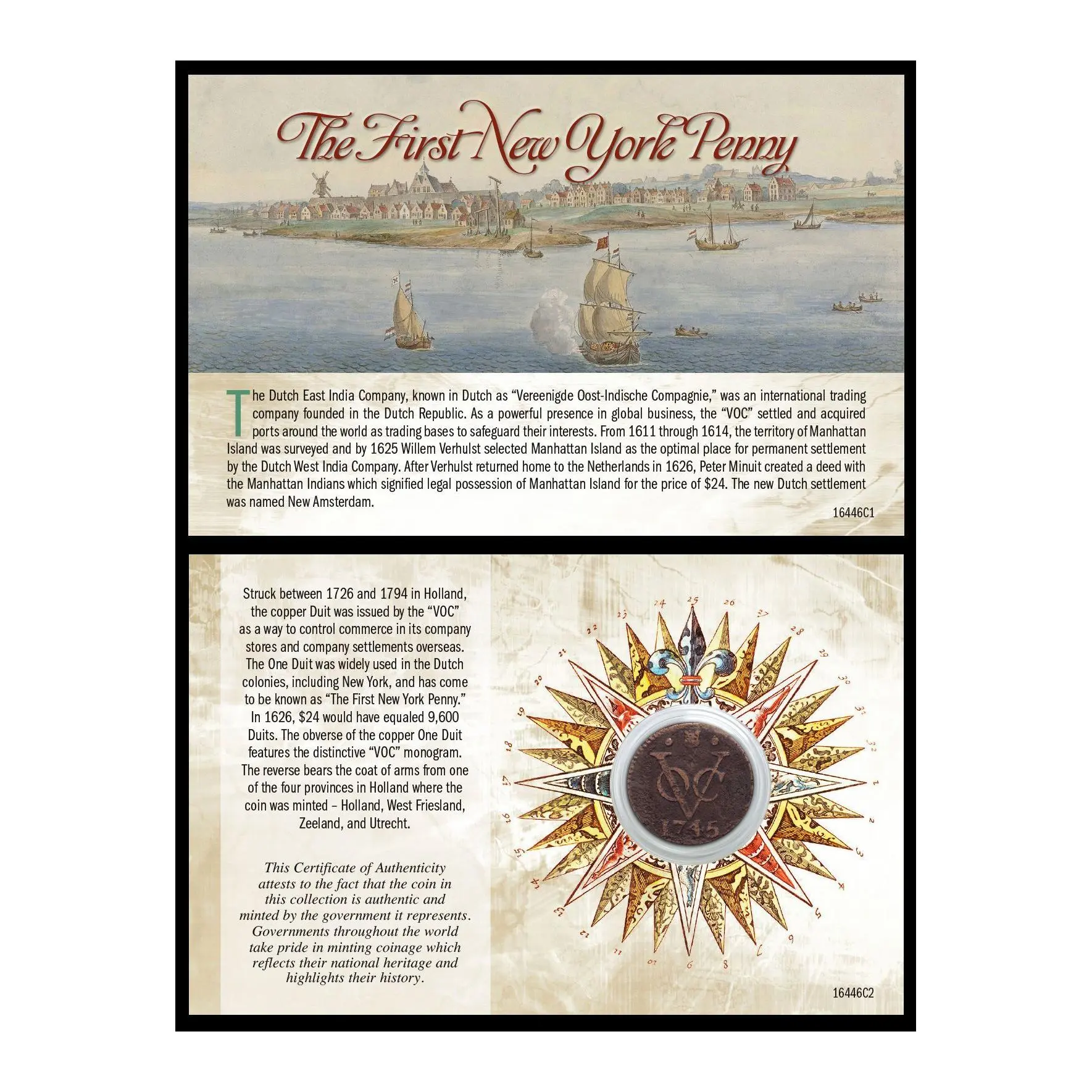 The First New York Penny Coin