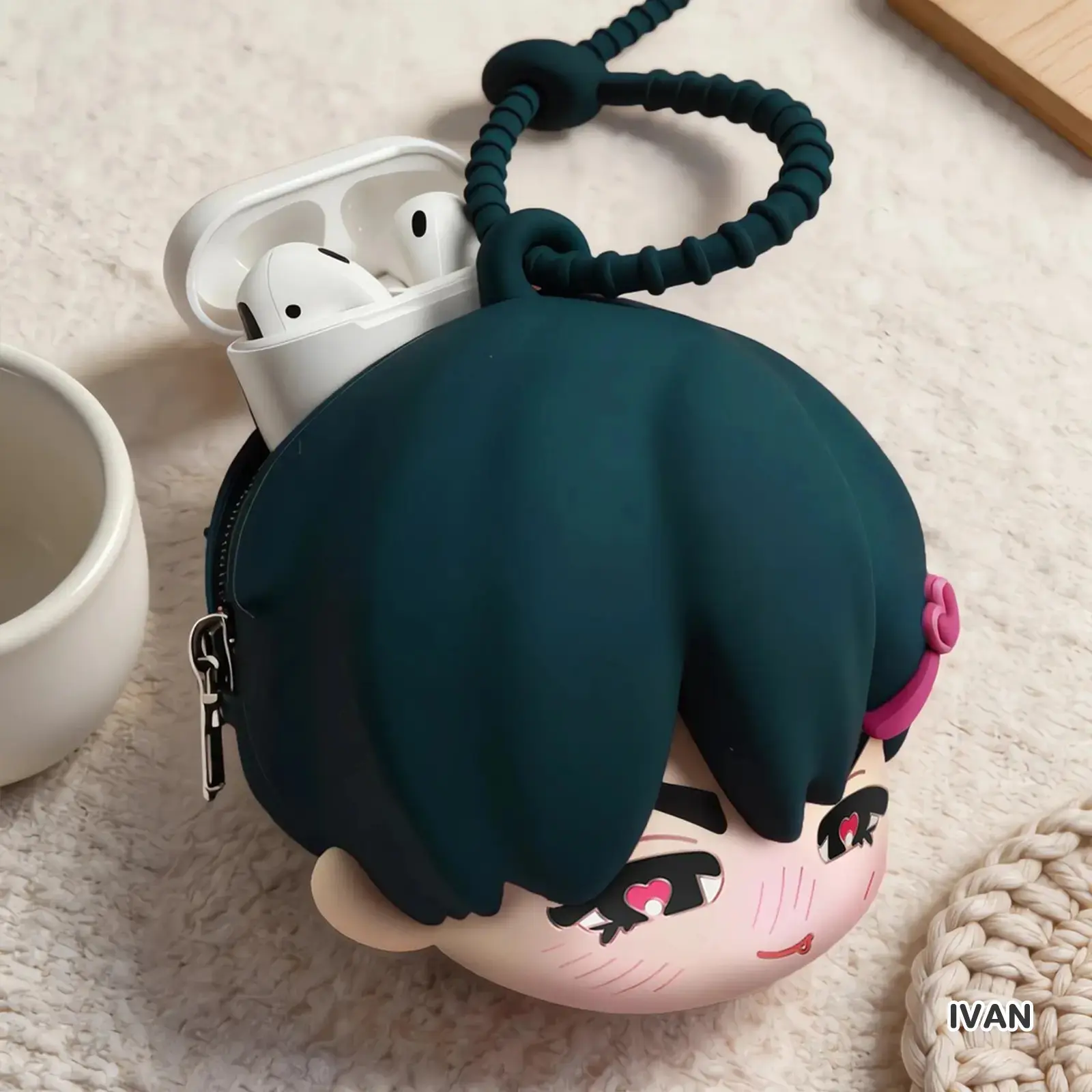 Alien Stage AAHS Series Silicone Earphone Pouch Blind Box, Anime Multi-Purpose Pouch for Backpack, ALNST AAHS Merch Collectable for Christmas Birthday Gifts