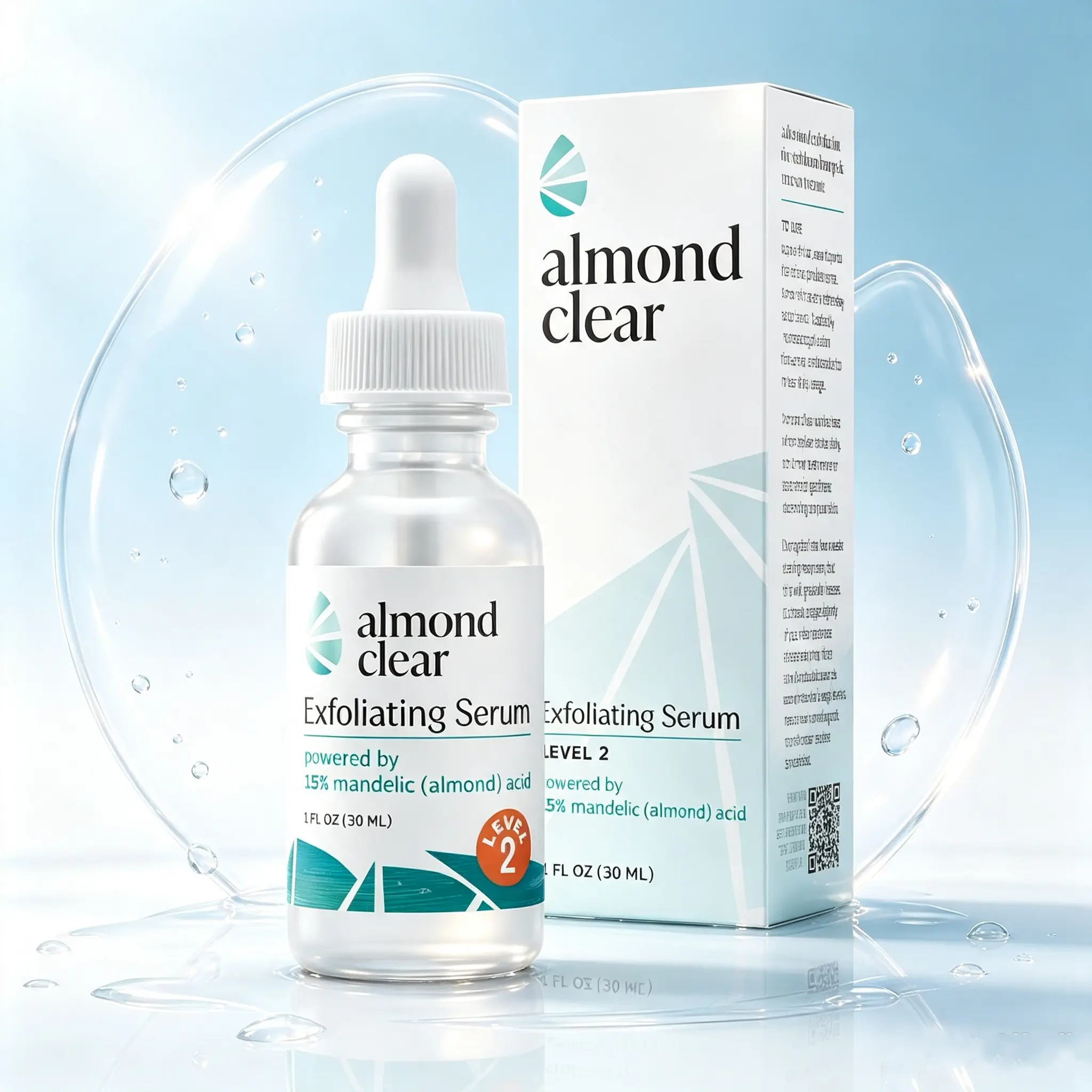 Level 2 Mandelic Acid Body Serum, Target Body Acne, Butt Breakouts, Folliculitis, Hyperpigmentation & Ingrown Hairs, Gentle Daily Skin Repair, Safe for Sensitive Skin, Reveal Smooth‑Looking Body Skin & Renew Your Skin Confidence