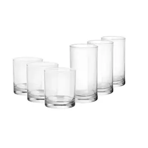 Set 12PC TENNYSON Drinkware Stylish Glass