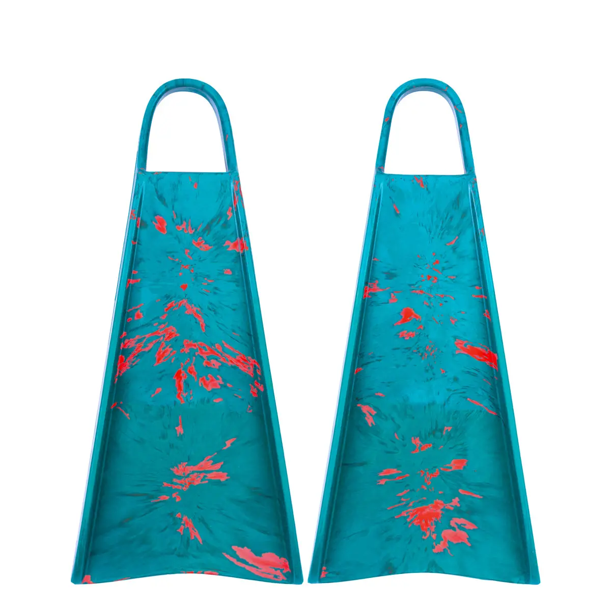 Yucca Wiegs Long Blade Fins - Soft Flex - Powerful, Durable, Ergonomic, for bodysurfing, lifeguarding, shorebreak - Premium Malaysian Rubber